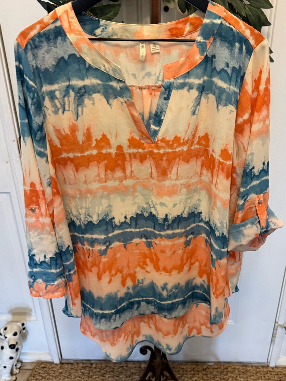 Cato Colorful Tie Dye Blouse XL